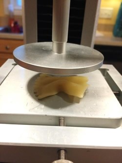 Pasta shape compression test