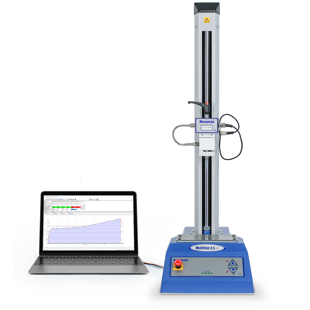MultiTest single-column texture analyzer and product tester software controlled system